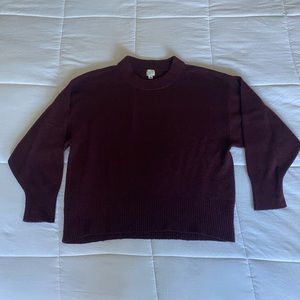 Dark Red A New Day Sweater